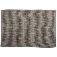 MSV Badkamerkleed/badmat voor op de vloer - beige - 60 x 90 cm - Microvezel   -
