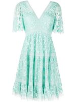 Needle & Thread Tule mini-jurk - Groen - thumbnail