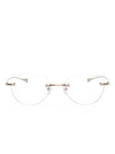 Dita Eyewear lunettes de soleil Lancier à monture ronde - Or