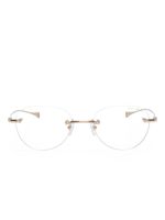 Dita Eyewear lunettes de soleil Lancier à monture ronde - Or