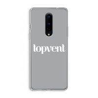 Topvent Grijs Wit: OnePlus 8 Transparant Hoesje Topvent Grijs Wit: OnePlus 8 Transparant Hoesje