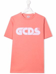 Gcds Kids t-shirt à logo imprimé - Rose