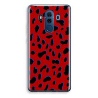 Red Leopard: Huawei Mate 10 Pro Transparant Hoesje