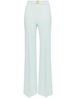 Elisabetta Franchi pantalon palazzo à taille haute - Vert