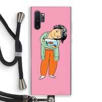 Visknuffel: Samsung Galaxy Note 10 Plus Transparant Hoesje met koord