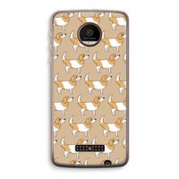 Doggy: Motorola Moto Z Force Transparant Hoesje Doggy: Motorola Moto Z Force Transparant Hoesje