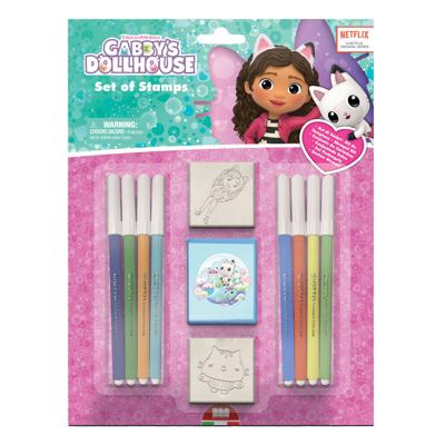 Multiprint Gabby&apos;s stempelset 11 delig