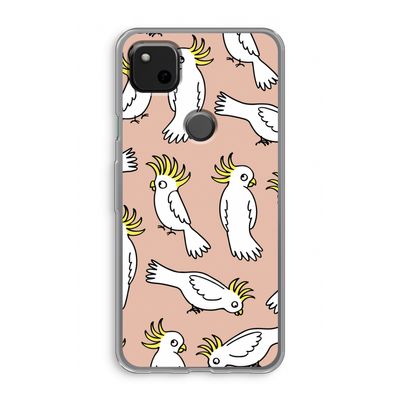 Papegaai: Google Pixel 4a Transparant Hoesje