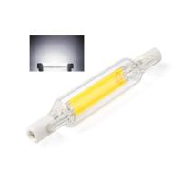 R7S 5W COB LED lamp lampglas buis voor vervanging halogeen licht spot licht lamp lengte: 78mm AC: 110V (koel wit)