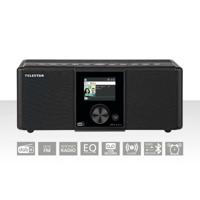 Telestar DIRA S21i+ EWF Multifunctionele Stereo Radio DAB+ / FM / Internet / Bluetooth Zwart - 30-221-02 Telestar DIRA S21i+ EWF Multifunctionele Stereo Radio DAB+ / FM / Internet / Bluetooth Zwart - 30-221-02