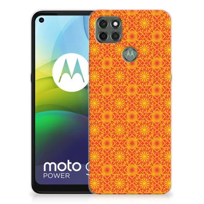 Motorola Moto G9 Power | TPU bumper | Batik Oranje