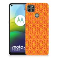 Motorola Moto G9 Power | TPU bumper | Batik Oranje