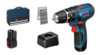 Bosch Professional GSB 12V-15 Accu-klopboormachine Incl. 2 accus - thumbnail
