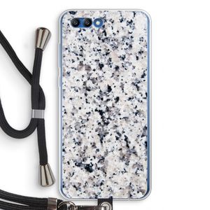Gespikkelde marmer: Honor 10 Transparant Hoesje met koord