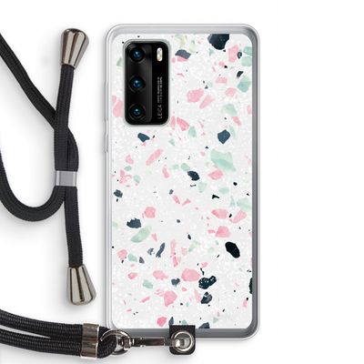 Terrazzo N°3: Huawei P40 Transparant Hoesje met koord