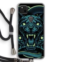 Cougar and Vipers: Pixel 4a Transparant Hoesje met koord