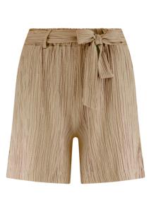 Tramontana Crinkled Wide-leg Shorts S01-16-102 Korte Broeken 002800-camel