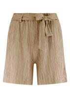 Tramontana Crinkled Wide-leg Shorts S01-16-102 Korte Broeken 002800-camel
