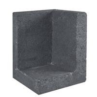 L-element hoek zwart 30x30x40 cm - Gardenlux L-element hoek zwart 30x30x40 cm - Gardenlux