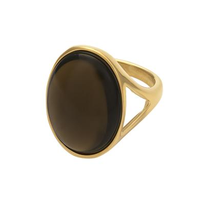 iXXXi Fame Ring Mirage Brown | Goud
