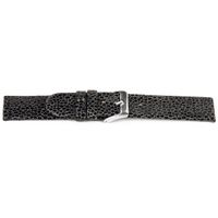 Horlogeband Universeel F136 Leder Antracietgrijs 18mm