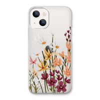 Painted wildflowers: iPhone 13 Transparant Hoesje