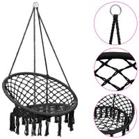 VidaXL Hangstoel 80 cm antracietkleurig VidaXL Hangstoel 80 cm antracietkleurig