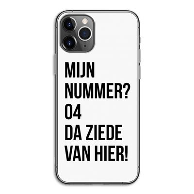 Da ziede van hier: iPhone 11 Pro Transparant Hoesje