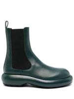 Jil Sander bottines en cuir - Vert