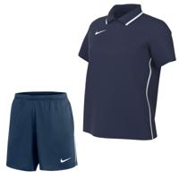 Nike Dri-FIT Park 26 Polo Trainingsset Dames Donkerblauw Wit