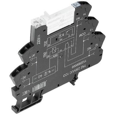 Weidmüller TRZ 24-230VUC 1CO AGSNO Koppelrelais 24 V DC/AC, 230 V DC/AC 6 A 1x wisselcontact 10 stuk(s)