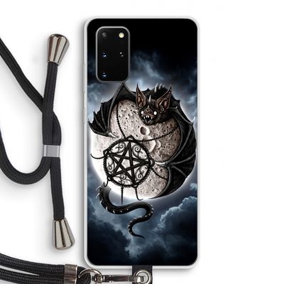Volle maan: Samsung Galaxy S20 Plus Transparant Hoesje met koord