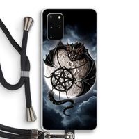 Volle maan: Samsung Galaxy S20 Plus Transparant Hoesje met koord