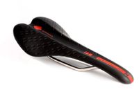 Essax Adrenaline R Cromo 130mm Zadel - Zwart/Rood