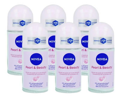 Nivea Pearl & Beauty Roll-on Voordeelverpakking