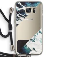 Golven: Samsung Galaxy S7 Transparant Hoesje met koord