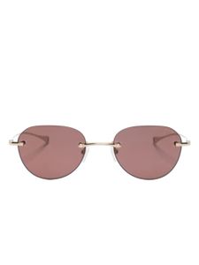 Dita Eyewear round-frame tinted sunglasses - Or