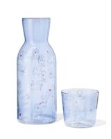 HEMA Karaf 1000ml met drinkglas honden