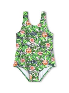 Kenzo Kids maillot de bain à motif floral - Vert