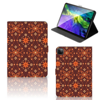 iPad Pro 11 2020/2021/2022 Tablet Hoes Batik Brown - thumbnail