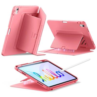 iPad 11" (A18) 2026 Flip Magnetic Case with Pencil Holder - Red