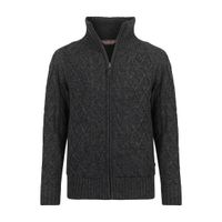 Morgan 2 Morgan knit full zip heren donkergrijs maat XXL