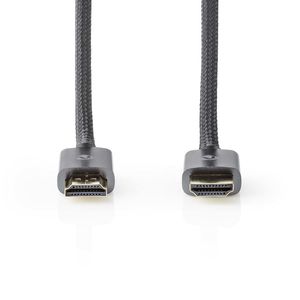 Nedis CVTB34000GY100 HDMI kabel 10 m HDMI Type A (Standaard) Grijs