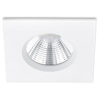 LED Inbouwspot 5W Dimbaar IP65 - Warm Wit 3000K - Mat Wit Aluminium