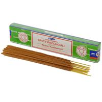 Satya Nag Champa wierrook stokjes Patchouli geur - 15x - Lichaam in balans - Meditatie Satya Nag Champa wierrook stokjes Patchouli geur - 15x - Lichaam in balans - Meditatie