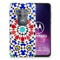 Motorola One Zoom | TPU | Siliconen hoesje | Mozaïek