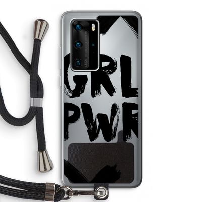 Girl Power #2: Huawei P40 Pro Transparant Hoesje met koord