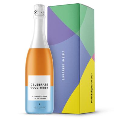 MessageBottle Cava Celebrate Good Times