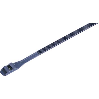 TRU COMPONENTS 1592900 TC-DLR360BK203 Kabelbinder 360 mm 9 mm Zwart Met dubbele kop, UV-bestendig 100 stuk(s)