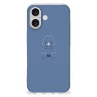 iPhone 16 Telefoonhoesje met Naam Baby Rhino
